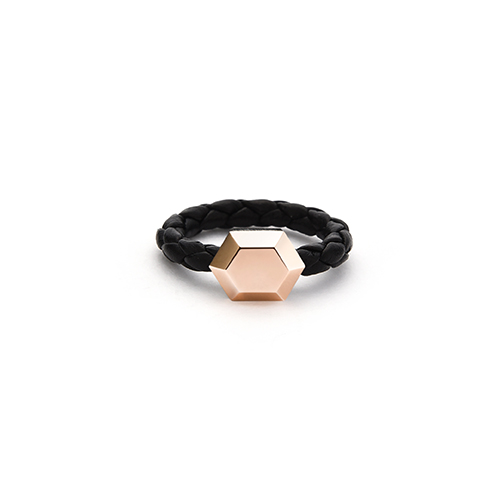 SWEET BRICK-6 leather ring(Rose Gold)_WOMEN