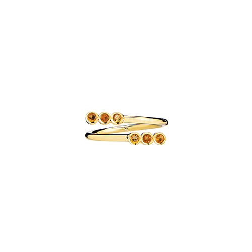 SUNSHINE 3-3 ring(Yellow Gold)