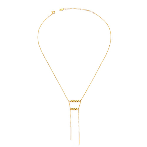 SUNSHINE drop necklace(Yellow Gold)