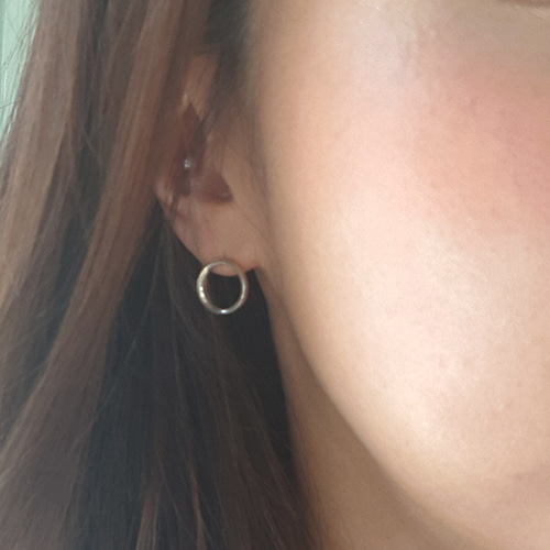 Hollow Circle earrings